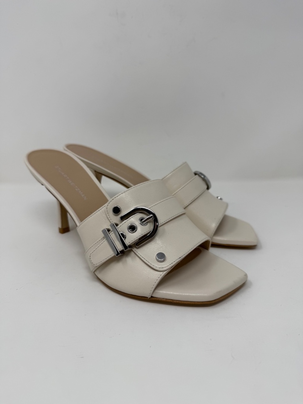 New Stuart Weitzman Maverick 75 Slide Sandal Sz 7